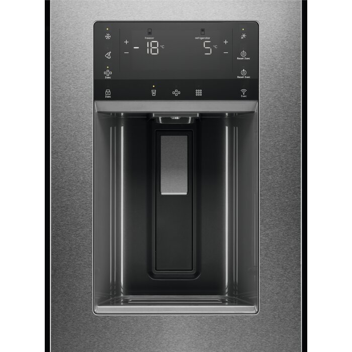Electrolux LLI9VF54X0 Gümüş gövde ve parmak izi tutmayan paslanmaz çelik kapı Buzdolabı
