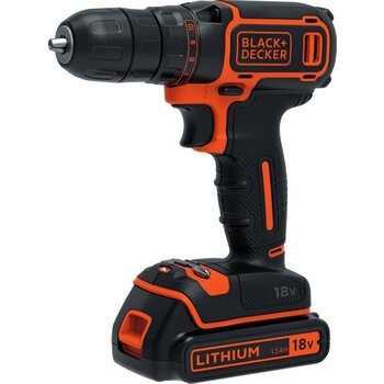 Black & Decker BDCDC18  18V 1.5Ah Li-ion Şarjlı Darbesiz Matkap