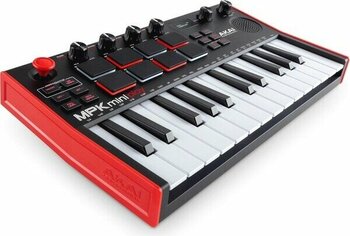 Hype Store Akai Professional Mpk Mini Play Mk3 - Mıdı Klavye Controller Dahili Hoparlör ve Dinamik 25 Tuş Yatağ - Standart