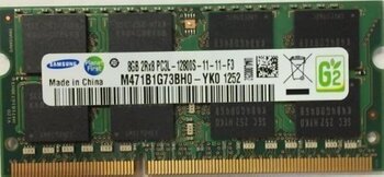 Samsung 8Gb (Pc3l-12800) Ddr3l 1.35V 1600 204-Pin M471b1g73bh0-Yk0 Notebook Ram Bellek