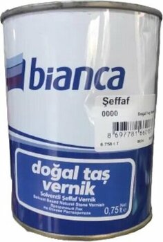 Bianca Tuğla, Ahşap, Doğal Taş Verniği Şeffaf Vernik 0.75 Lt Şeffaf