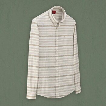 Sarar Goias Interview Pamuklu Erkek Gömlek 3186924 Kahve L