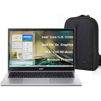 Acer Aspire3 A315-59 Intel Core I5-1235U 16 GB 512 GB 15.6 Fullhd Windows 11 Home Dizüstü Bilgisayar + Çanta NX.K6TEY.002 FR44
