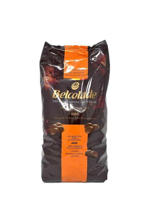 Belcolade Lait Selection Drop Sütlü Çikolata 4001725 B 15 kg
