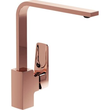 VitrA Artema Root Square A4275329 Eviye Bataryası - Soft Bakır