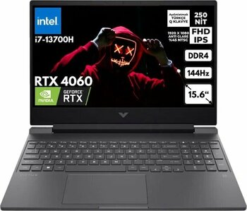 HP Victus Intel Core i7-13700H 16 GB 4 TB SSD NVIDIA GeForce RTX 4060 15,6 inç FHD FreeDOS Dizüstü Bilgisayar