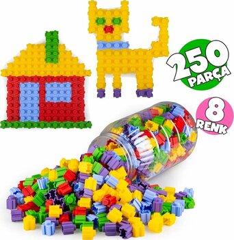 ThinkMaster Master Tiktak Bloklar 3+ 250 Parça Eğitici Oyuncak