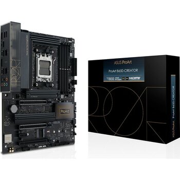 Asus Proart B650-CREATOR Am5 Ddr5 6400(OC) HDMI Dp M.2 Usb3.2 Pcıe5.0 W6E Bt Atx