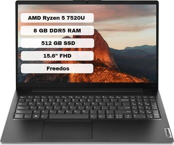 Lenovo V15 G4 AMN 82YU0124TX Ryzen 5 7520U 8 GB 512 GB SSD Radeon 610M 15.6" Full HD Notebook
