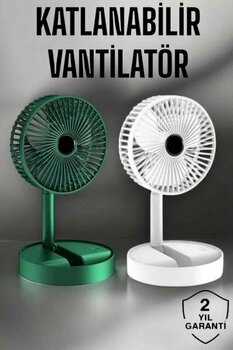 Masaüstü Taşınabilir Mini Soğutucu Vantilatör - Siyah