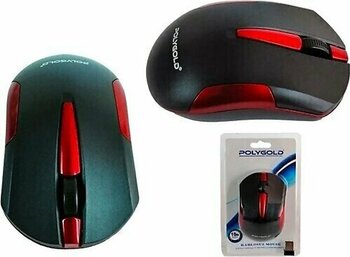 Polygold PG-905 Siyah-Kırmızı Optik Kablosuz Mouse