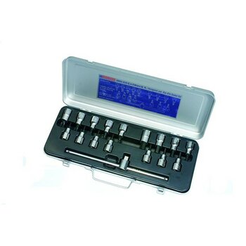 İzeltaş 1/2'' Lokma Allen Uç ve Star (Torx) Uç Takımı (17 Parça)