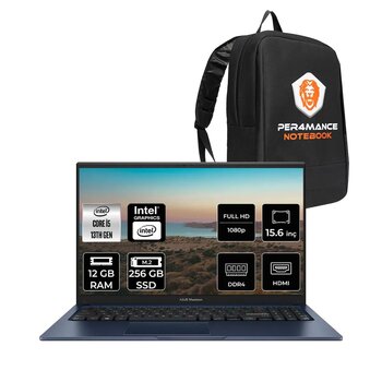 Asus Vivobook 15 X1504va I5 1334u 12gb Ram 256gb Ssd 15.6'' Fhd Fdos Nj2011 & Per4 Çanta