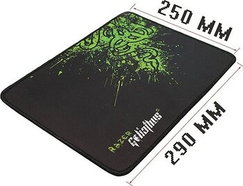 Razer Goliathus Oyuncu Mouse Pad 250X290 mm - Siyah - Yeşil