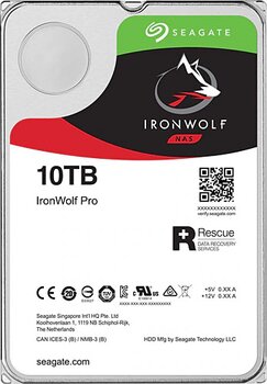 Seagate IronWolf Pro ST10000NE0008 10 TB 7200 RPM 214 MB/s 4.16 ms Harddisk