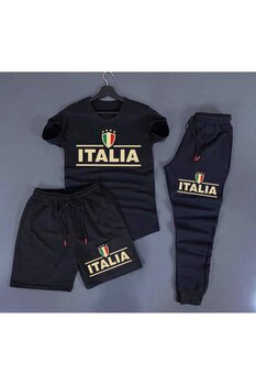 PAVRO Erkek Oversize Eşofman Takımı itl baskılı eşortman takımı S Beden