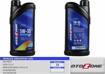 Motor Yağı 5W30 1 Lt Ultra Pro Partiküllü-Dpf Tam Sentetik Apı Sn/Cf 5W30 93165554 7711943759 (16 Adet)