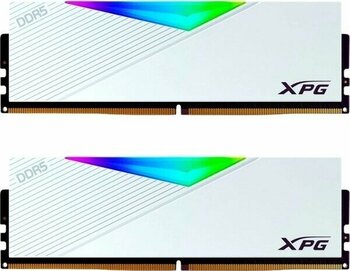 XPG Lancer RGB 64GB (2x32GB) DDR5 6000MHz CL30 Beyaz Bellek - AX5U6000C3032G