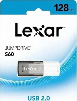 Lexar Jumpdrive S60 128 GB Beyaz - Siyah USB Flash Bellek