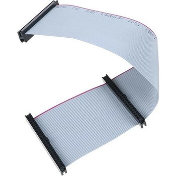 Ttaf ATA100 (Yassı Ide Kablosu 0,46MT. - 46 cm - Siyah - Gri