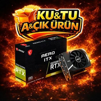 MSI Msı Geforce Rtx 3060 Aero Itx 12GB Oc Gddr6 192-BIT DX12 Pcıe 4.0 X16 (3xdp 1xhdmı) Mini Itx Ekran Kartı