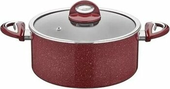 Taç Granit 20 Cm Derin Tencere