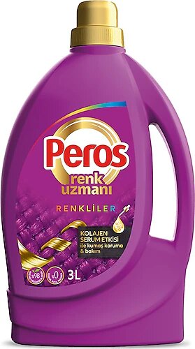 Peros Renk Uzmanı Kolajen Serum Etkisi Renkliler Sıvı Deterjan 3 lt