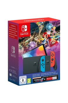 Nintendo Switch Konsol Oled Mario Kart Bundle - Neon Blue/Neon Red Uyumlu