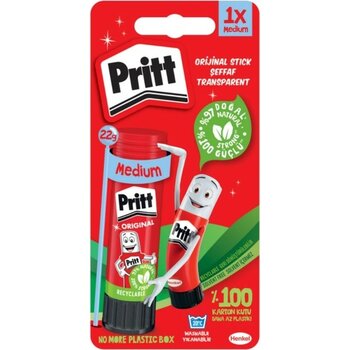 Pritt | Stick Yapıştırıcı, 22 Gr, Kağıt ve Karton Için, Solvent Içermez - Beyaz - 22 gr