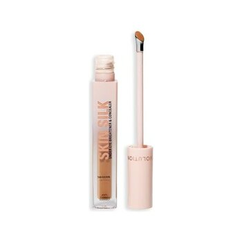 Revolution Skin Silk Radiant Serum - Göz Beyazlatıcı - Hiyalüronik Asit ve Skualan ile Nemlendirir ve Düzleştirir - Vegan ve Cruelty- - Tan - 4 ml
