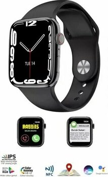 Rabbit Store Watch 8 Pro 44 mm Siyah Akıllı Saat