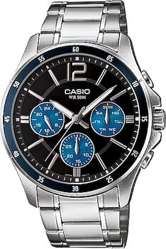 Casio Standart MTP-1374D-2AVDF Siyah-Mavi Kol Saati