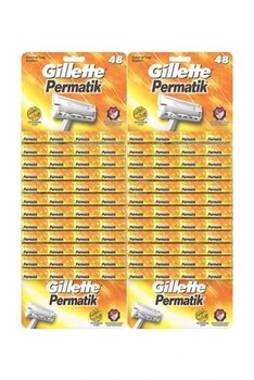 Permatik  Gillette Banyo Kartela 48'Li X2 Adet