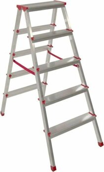 Cömert Alüminyum Merdiven Çift Çıkışlı 5 Basamaklı Merdiven