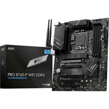 Msı PRO B760-P WIFI DDR4 Intel B760 Soket 1700 DDR4 5333(OC)MHz ATX Gaming (Oyuncu) Anakart