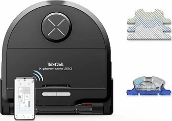 Tefal X-Plorer Serie 220 RG9475 Siyah Akıllı Robot Süpürge