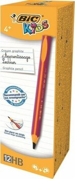Bic Kids Evolution Üçgen Jumbo Hb Kurşun Kalem Pembe Başlangıç Kalemi (12 Li Paket)