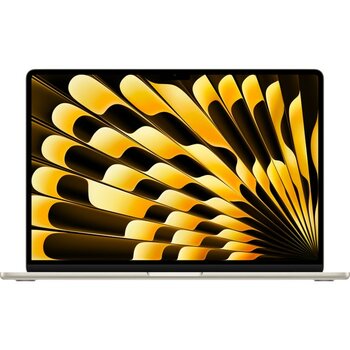 Apple MacBook Air M4 16GB 256GB SSD macOS 15" Taşınabilir Bilgisayar Yıldız Işığı MW1J3TU/A - 256 GB - 16 GB
