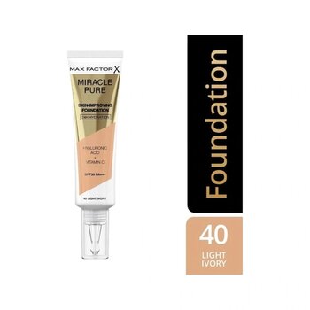 Max Factor Miracle Pure Foundation 40 Light Ivory