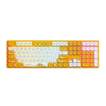 Akko Gudetama 5108 Se Rgb Kablosuz Mekanik Oyuncu Klavye Beyaz - Turuncu