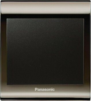 Panasonic Thea Blu Tekli Anahtar Çerçeve Una + Füme Kapak Siyah