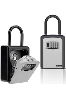 İnsafe Isc802key Şifreli Anahtar Kutusu - Anahtar Dolabı - Gri
