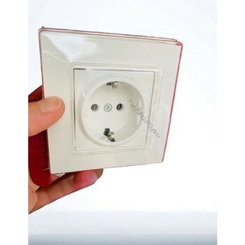 Renk Yapı Rüyası Topraklı Priz, Tekli Priz, Duvar , Için Priz - 1 Adet