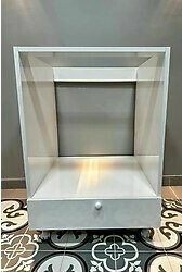 Dekomonte Hazır Mutfak Ankastre Dolabı Ayaklı Ankastre Modül Dolap Fırın Ocak Dolabı Beyaz Ayarlı