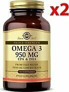 Solgar Omega 3 950 mg 50 Kapsül 2'li