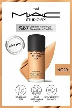 Mac Studio Fix Fluid Spf 15 Mini Mat FONDÖTEN-NC20 15 ml - NC20