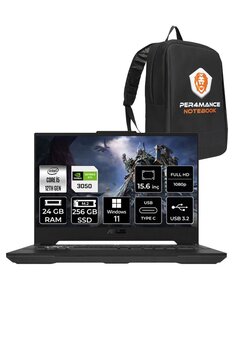Asus Tuf Gaming F15 I5 12500h 24gb 256gb Ssd Rtx3050/4gb 95w 15.6" Fhd 144hz W11h Hn211 & Per4 Çanta