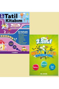Dr.BOOK Tudem 2. Sınıf Tatil Kitabım 2.sınıftan 3.sınıfa Geçenler İçin + BİLGİSELİ NİSAN FASİKÜLÜ İLAVE
