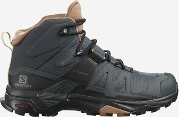 Salomon X ULTRA 4 MID GORE-TEX Kadın Outdoor Botu Ebony L41295600 - 38,5 - Gri