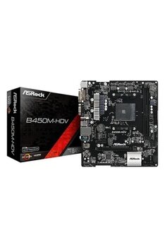 Asrock B450m-Hdv Amdb450 3200Mhz Ddr4 Soket Am4 Atx Anakart  (Asrb450m-Hdv)
